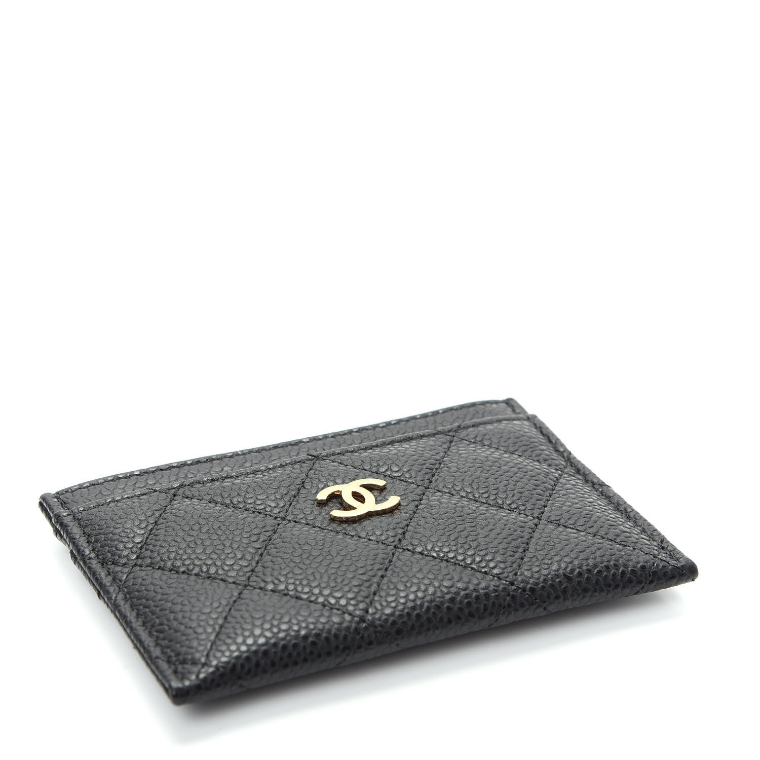 Chanel Caviar Quilted Card Holder Black 4 of 9