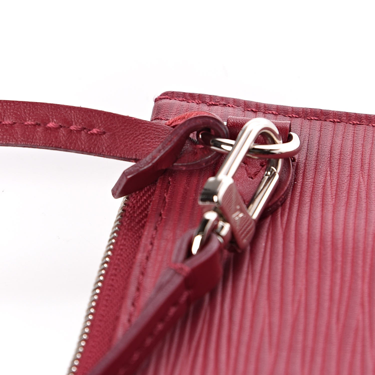 Louis Vuitton Epi Neverfull MM GM Pochette Fuchsia 8 of 10