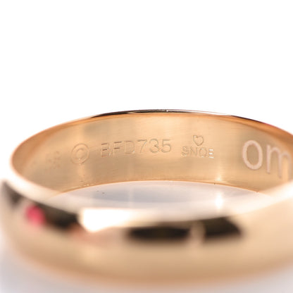 Cartier 18K Yellow Gold 5mm Wedding Band 58 8.5 5 of 10