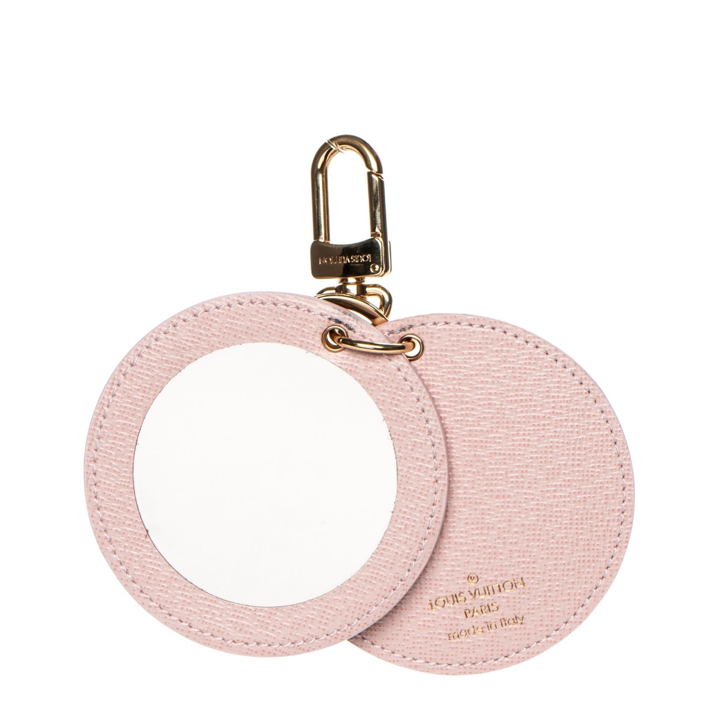 Monogram LV Mirror Key Holder Rose Ballerine