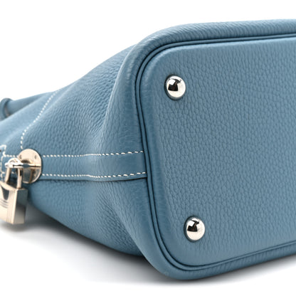 Hermes Taurillon Clemence Bolide 31 Blue Jean 10 of 10