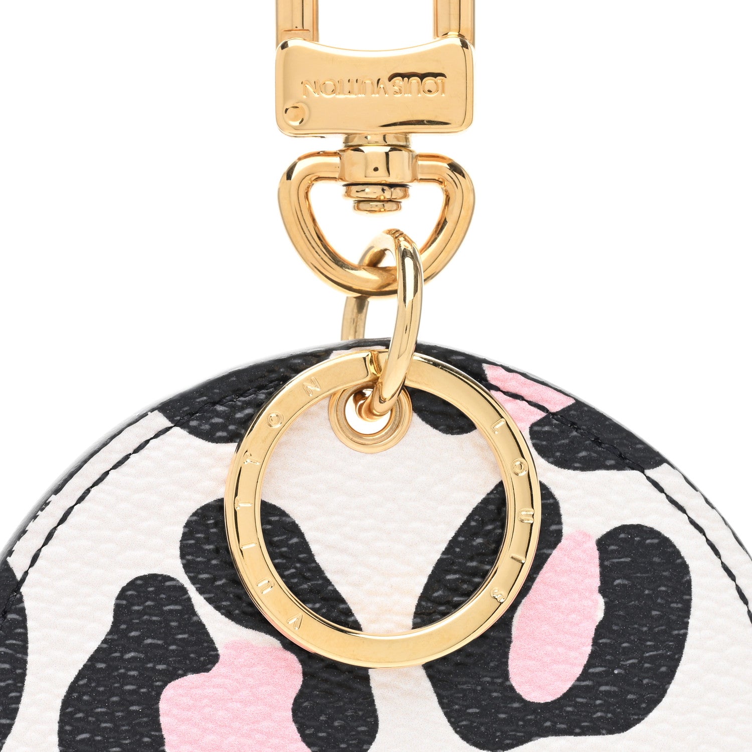 Louis Vuitton Monogram Wild At Heart Illustre Bag Charm Key Ring Black 3 of 3