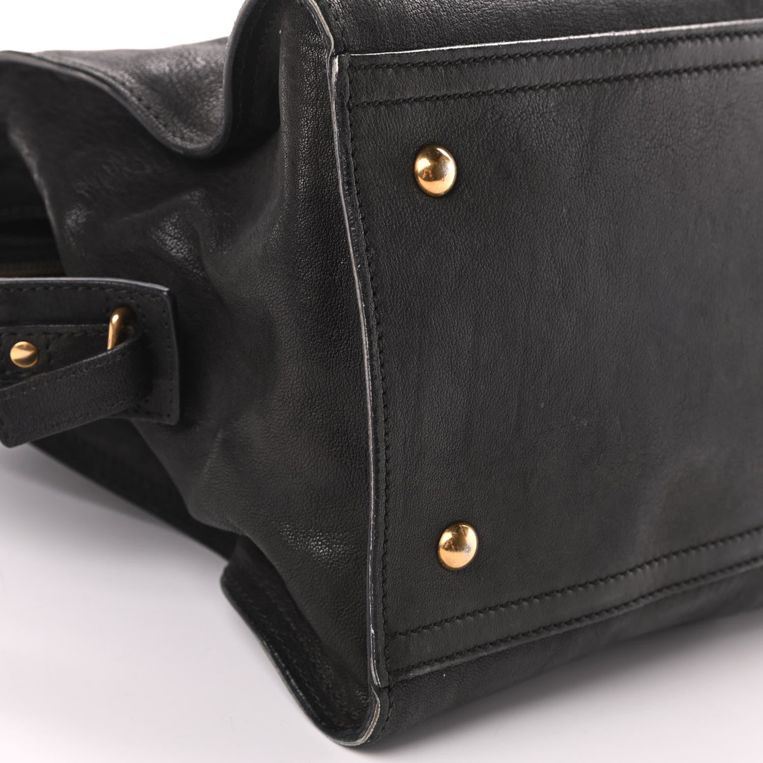 Saint Laurent Sheepskin Medium Cabas ChYc Black 17 of 26