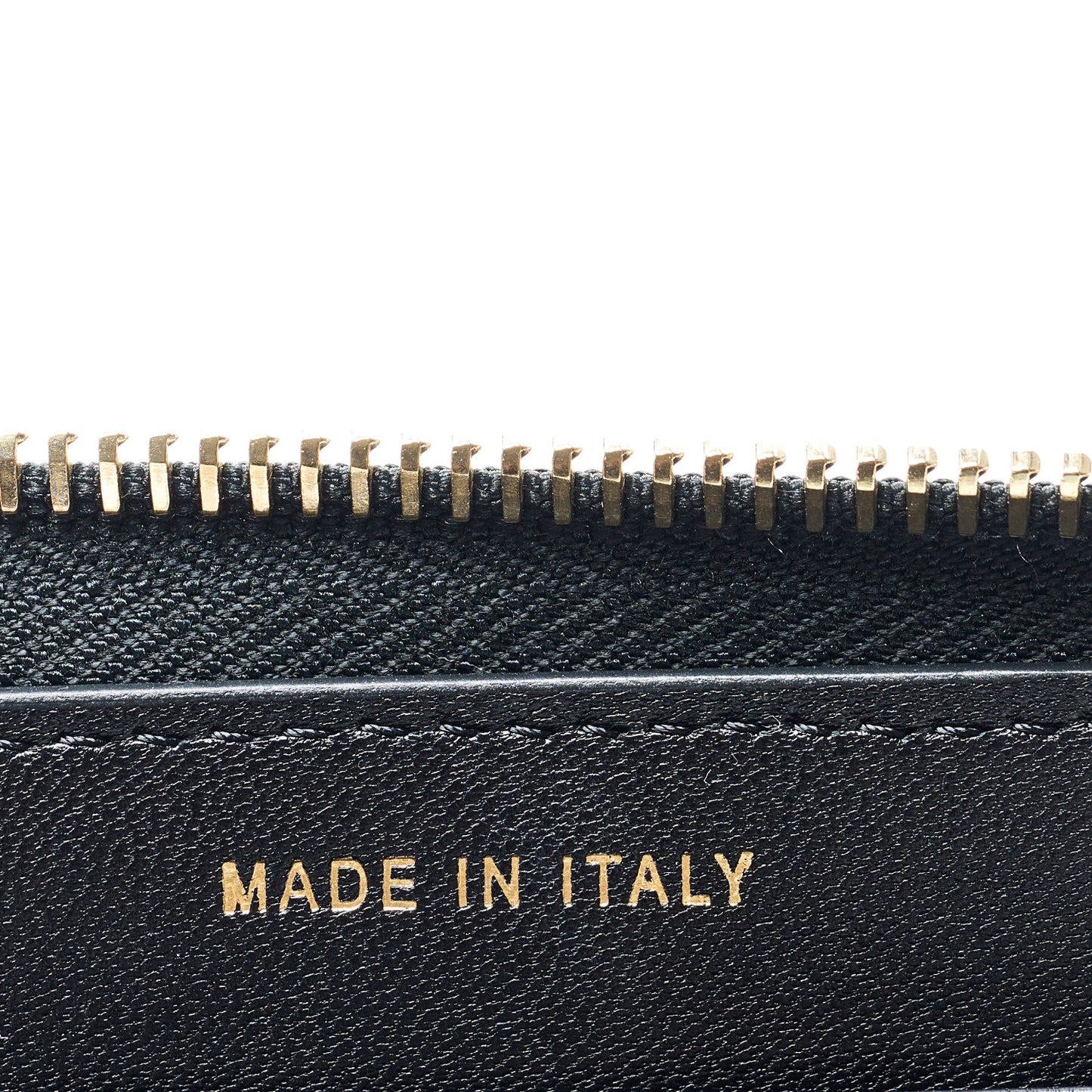 Lambskin Quilted All About Chanel Charm Zip Around Wallet Black