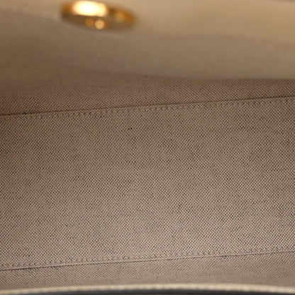 Gucci Monogram Jumbo GG Textured Dollar Calfskin Small Diana Tote Bag Off White 5 of 11