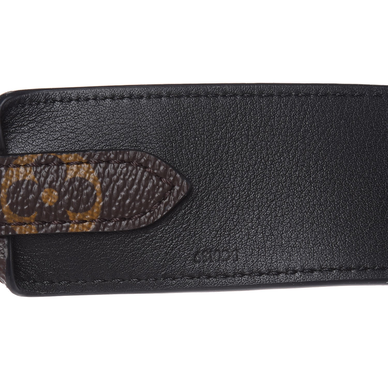 Louis Vuitton Monogram Bandouliere Shoulder Strap Black 3 of 5
