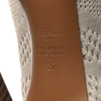 Fendi Technical 3D Mesh FFrame Tall Boots 37 Folk 6 of 6