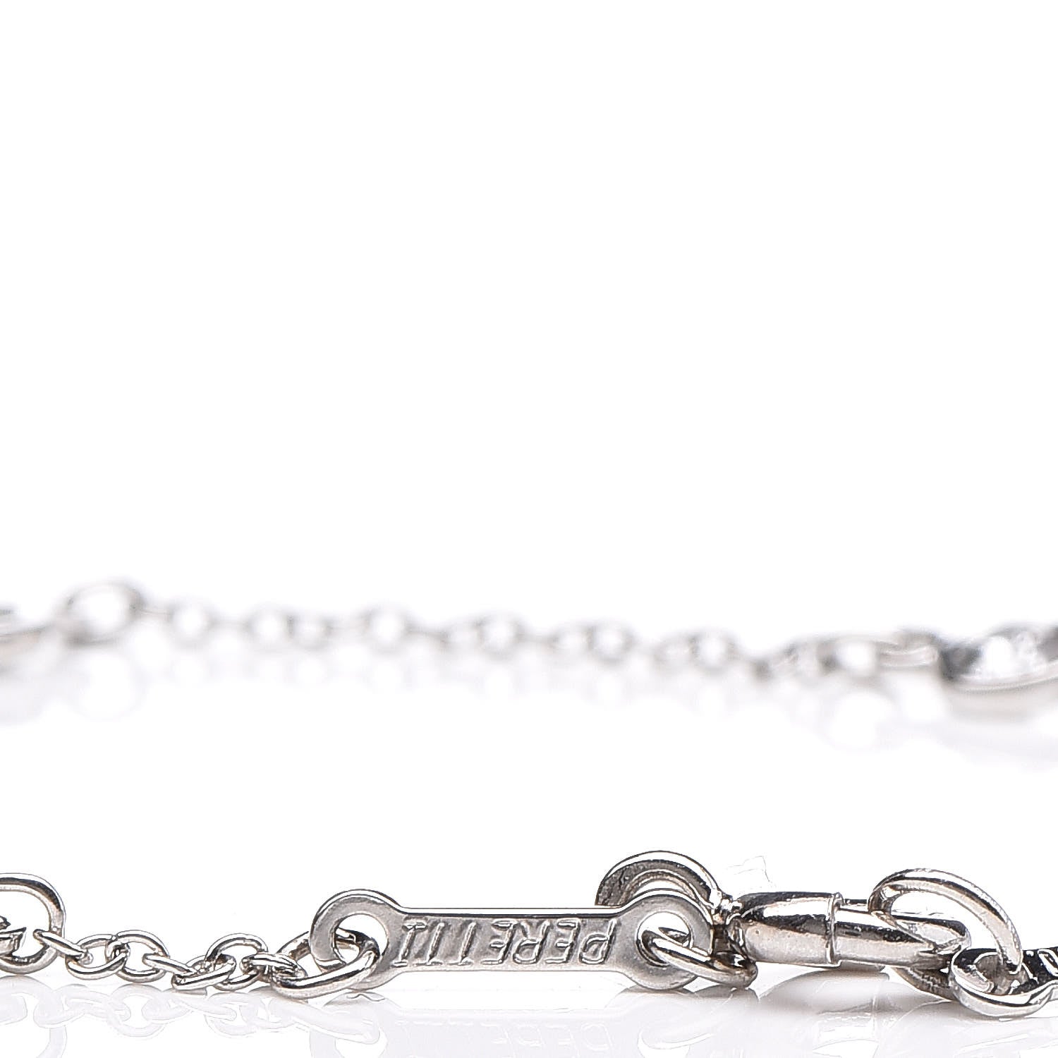 Tiffany Platinum Diamond .30ctw Elsa Peretti Diamonds by the Yard Station Bracelet 6 of 7