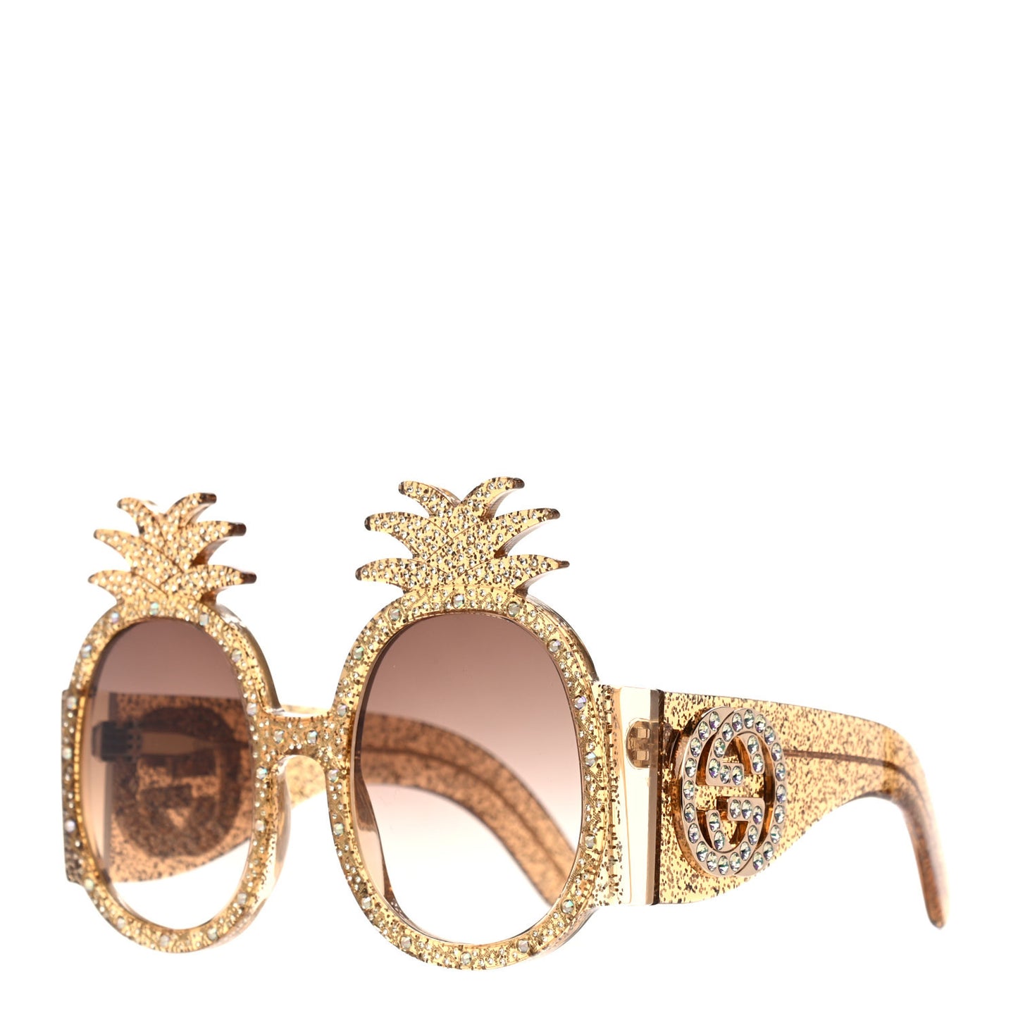 Acetate Pineapple GG0150/S Sunglasses Gold