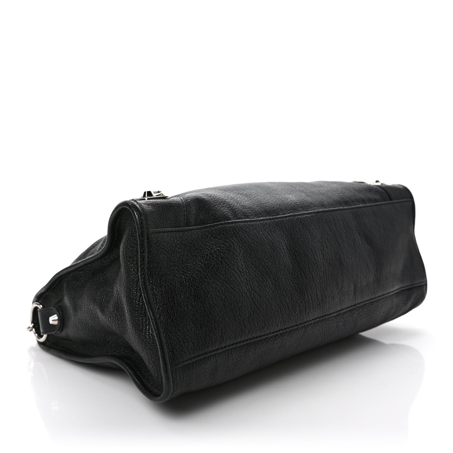 Balenciaga Chevre Silver Metallic Edge Hardware City Black 4 of 9