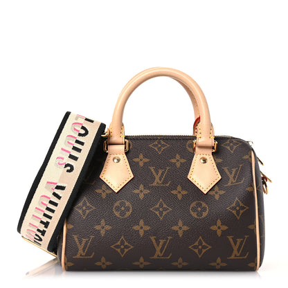 Louis Vuitton Monogram Speedy Bandouliere 20 Black 1 of 13