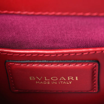 Bulgari Calfskin Serpenti Forever Crossbody Bag Red 6 of 8