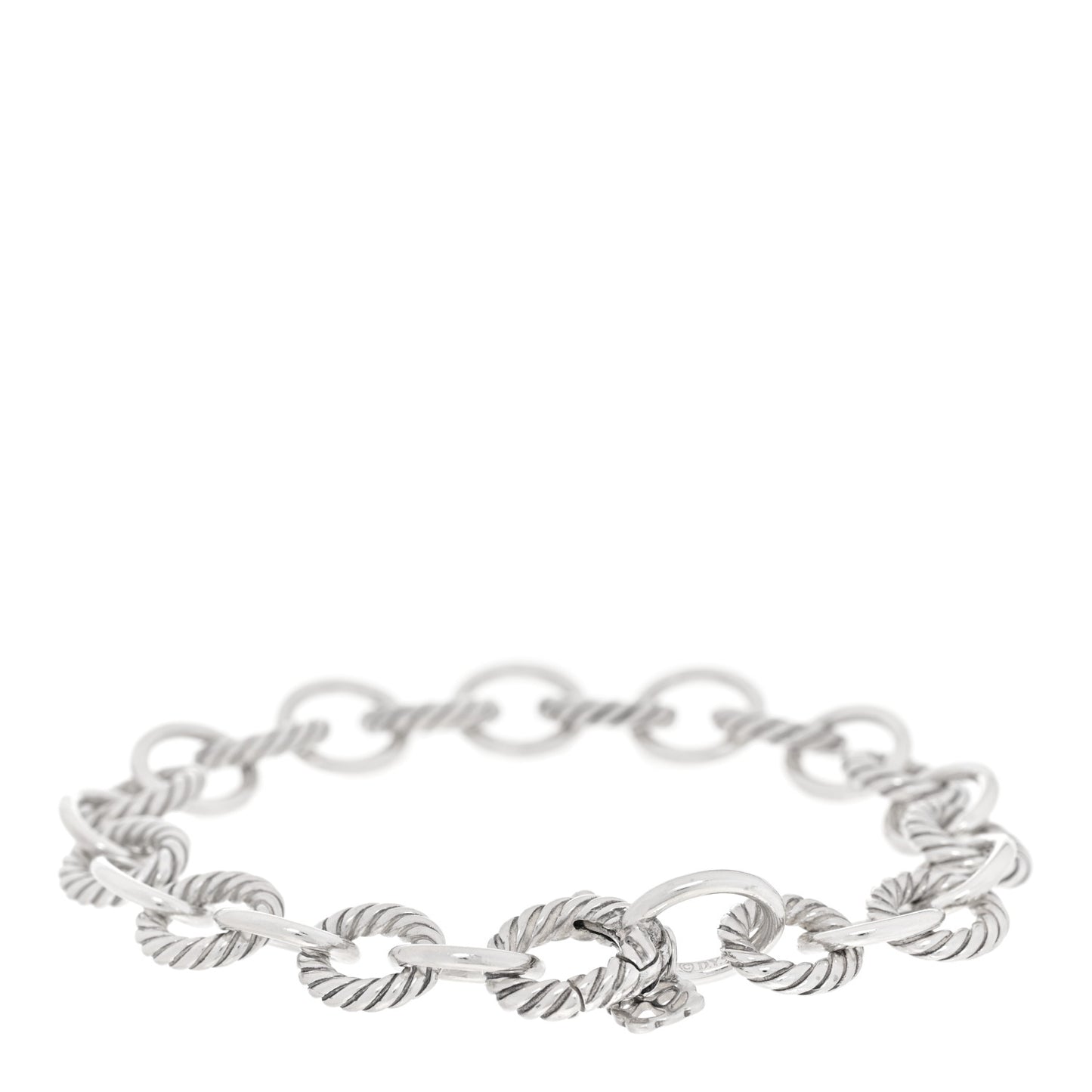 Sterling Silver 10mm Medium Oval Link Bracelet