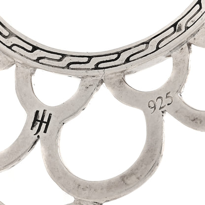 John Hardy Sterling Silver Large Naga Lace Hoop Earrings 4 of 4