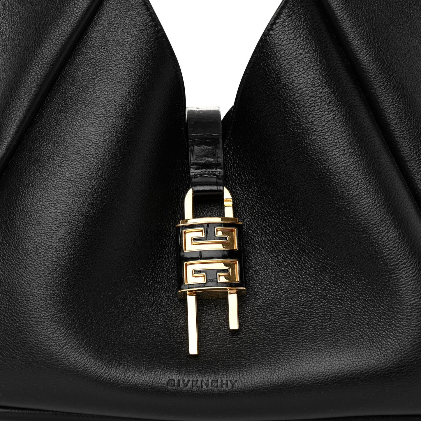 Calfskin Medium G-Lock Hobo Black