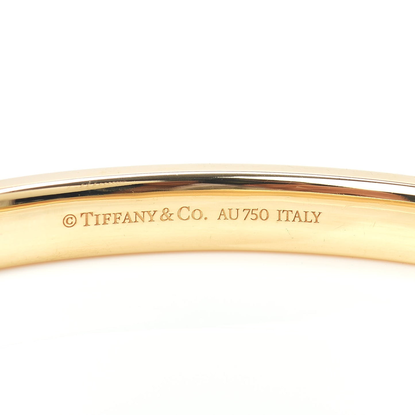 18K Yellow Gold Diamond T Hinged Pave Bracelet