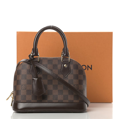 Louis Vuitton Damier Ebene Alma BB 16 of 16