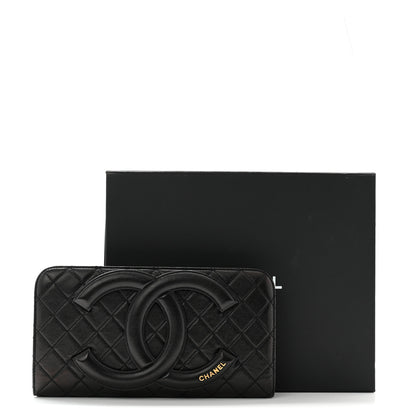 Chanel Lambskin Quilted Coco Midnight Clutch  Black 10 of 10