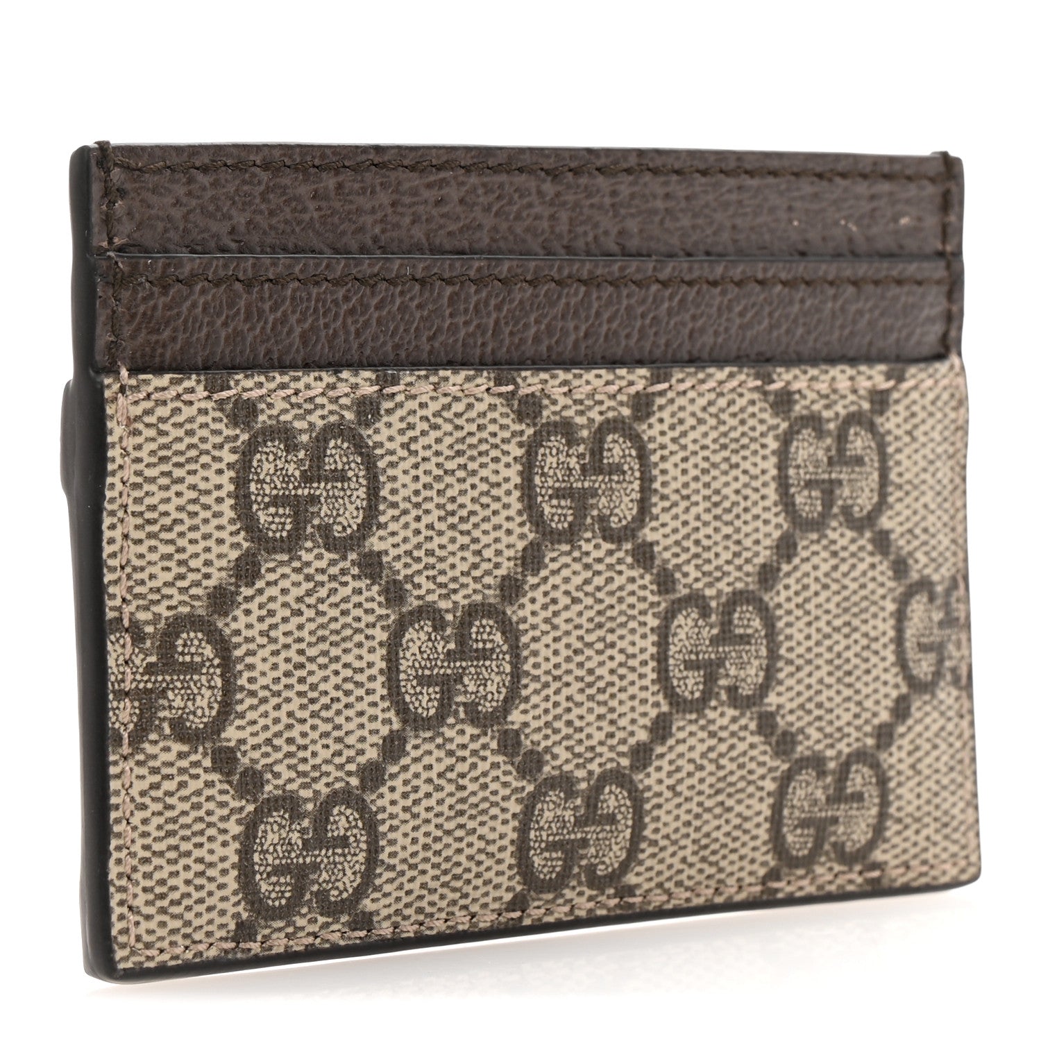 Gucci GG Supreme Monogram Ophidia Card Holder Brown 3 of 6