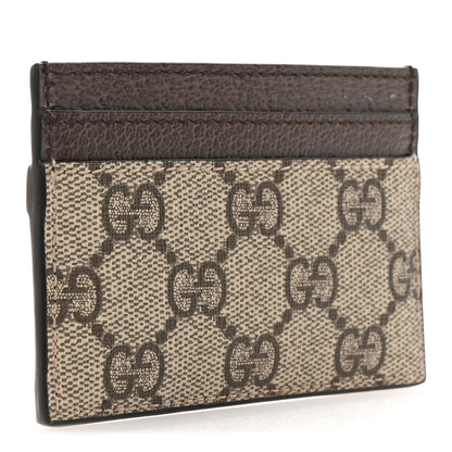 Gucci GG Supreme Monogram Ophidia Card Holder Brown 3 of 6