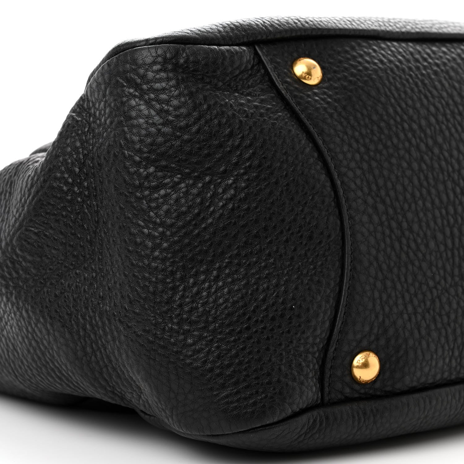 Prada Vitello Daino Tote Black 8 of 9