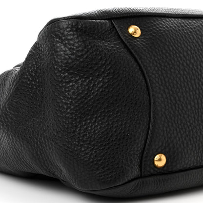 Prada Vitello Daino Tote Black 8 of 9