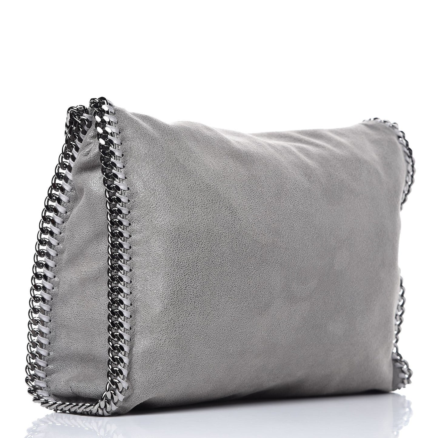 Shaggy Deer Small Falabella Tote Light Grey