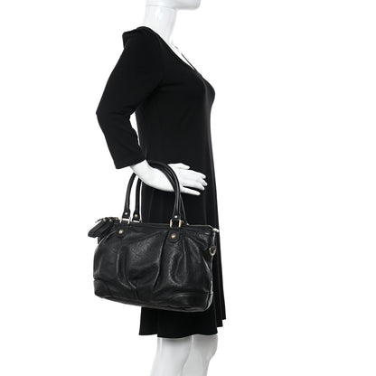 Gucci Guccissima Medium Sukey Top Handle Tote Black 2 of 14