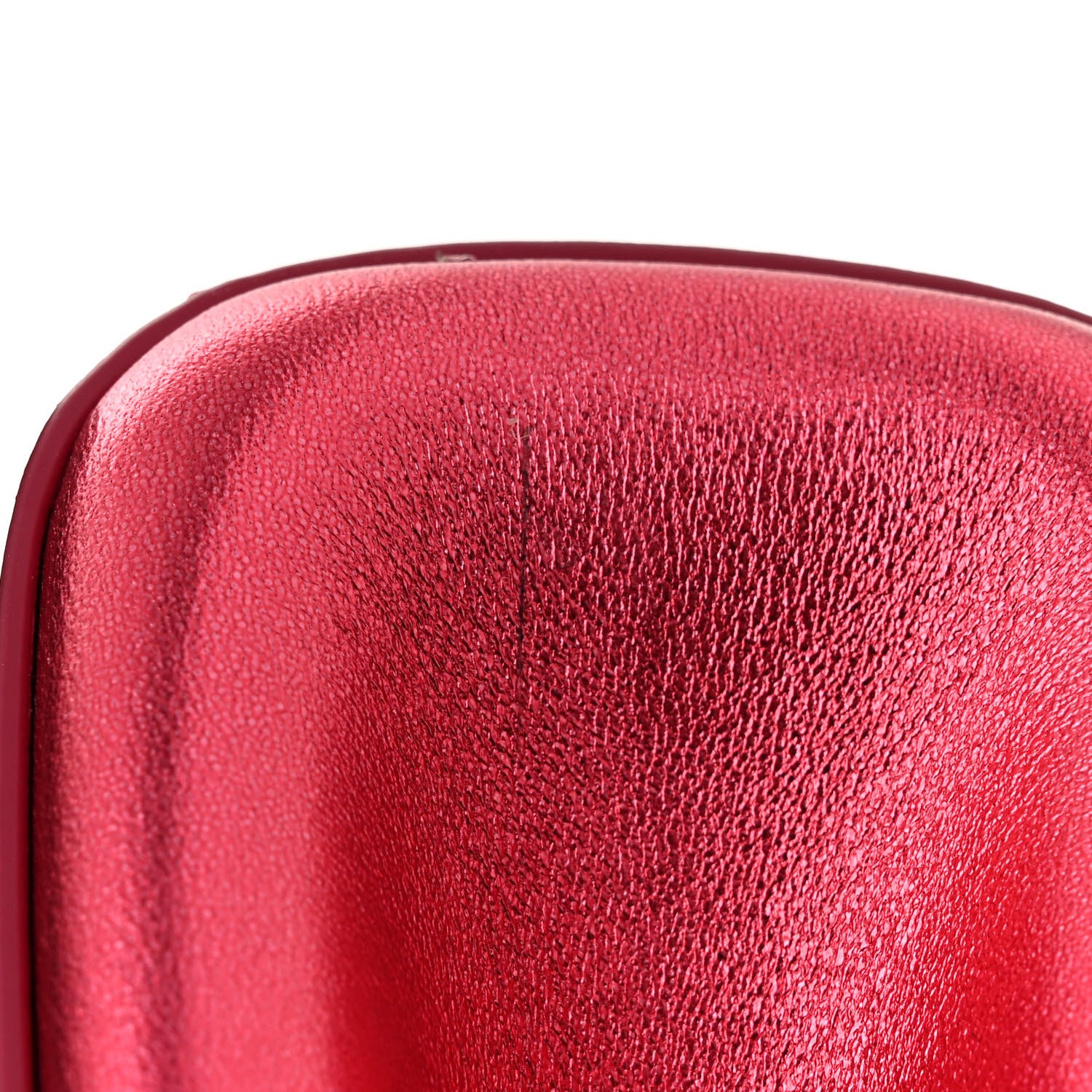 Dolce & Gabbana Metallic Calfskin DG Girls Shoulder Bag Red 15 of 16