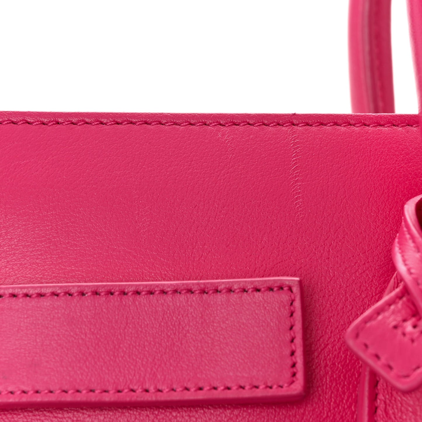 Calfskin Small Sac De Jour Lipstick Fuchsia