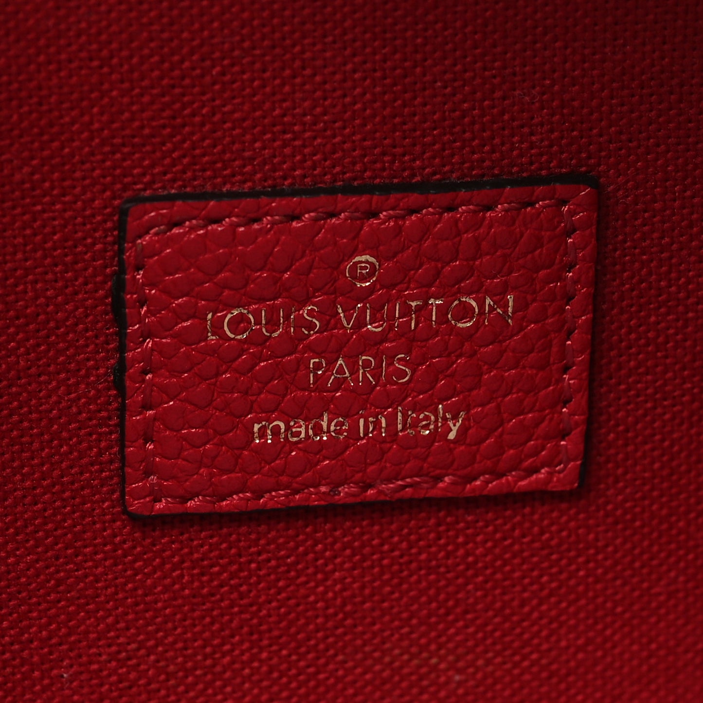 Empreinte Pochette Felicie Chain Wallet Scarlet