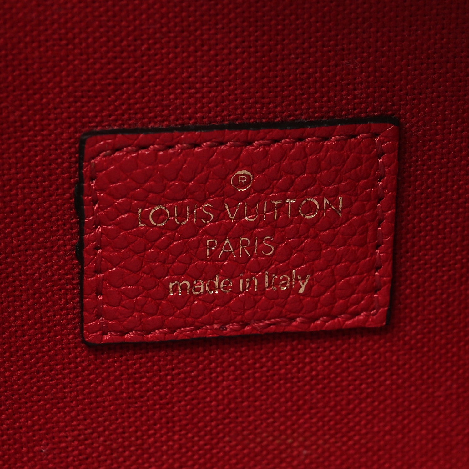 Louis Vuitton Empreinte Pochette Felicie Chain Wallet Scarlet 7 of 8