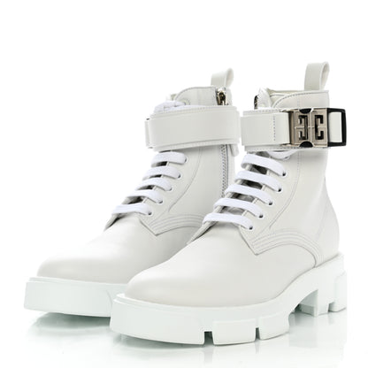 Givenchy Calfskin 4G Terra Boots 36.5 White 3 of 11