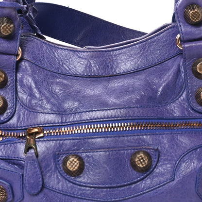 Balenciaga Agneau Giant 21 Rose Gold Hardware City Bleu Lavande 9 of 12