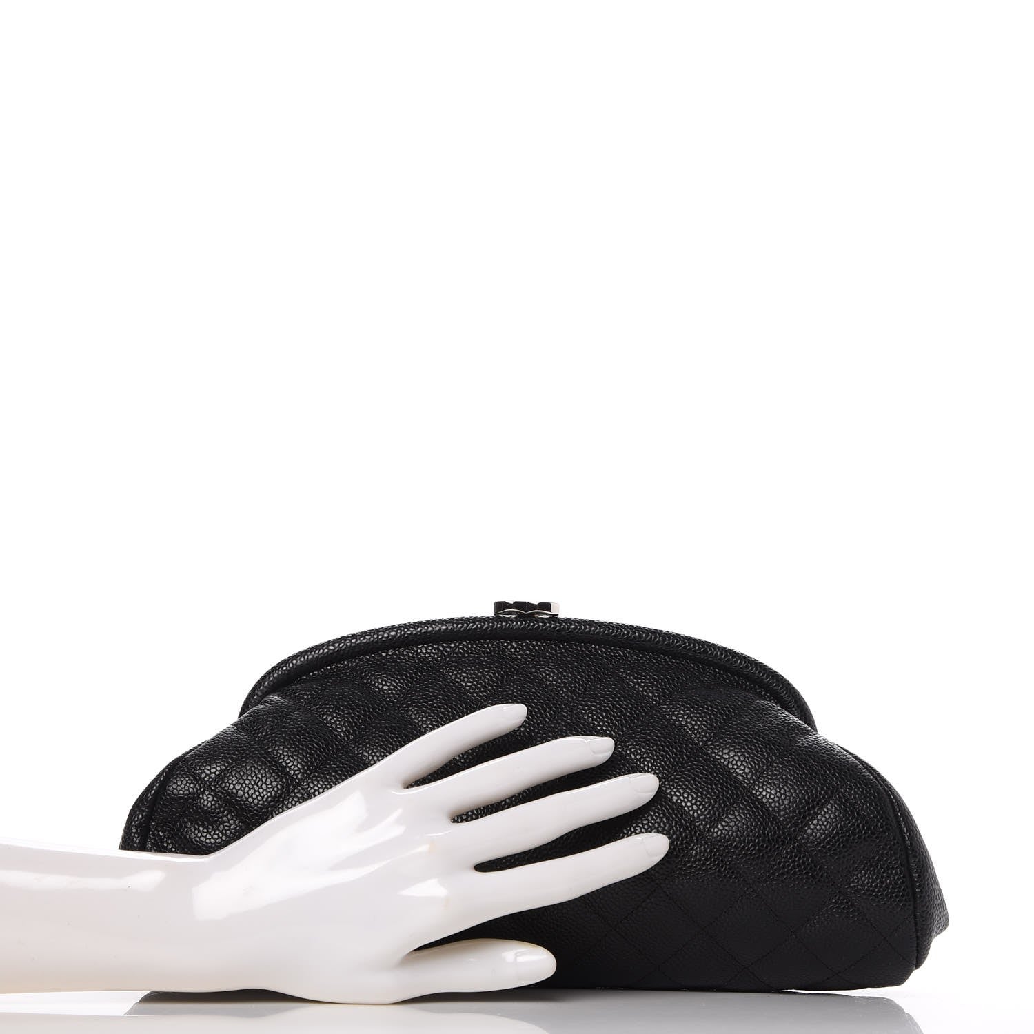 Chanel Caviar Quilted Timeless Clutch Black 2 of 8