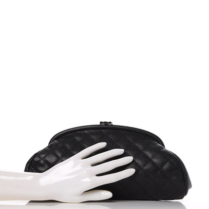 Chanel Caviar Quilted Timeless Clutch Black 2 of 8