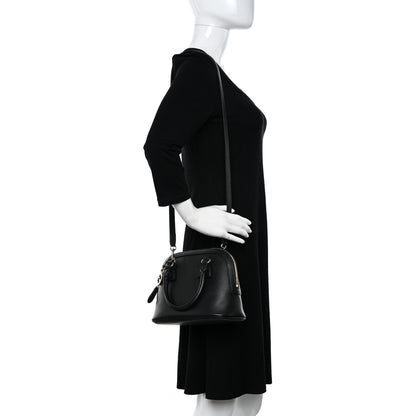 Gucci Dollar Calfskin Small GG Charm Dome Bag Black 2 of 11