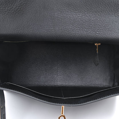 Hermes Togo Kelly Retourne 28 Black 4 of 11