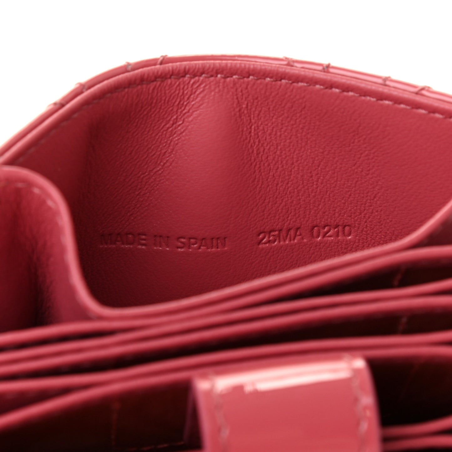 Patent Cannage Lady Dior 5-Gusset Card Holder
