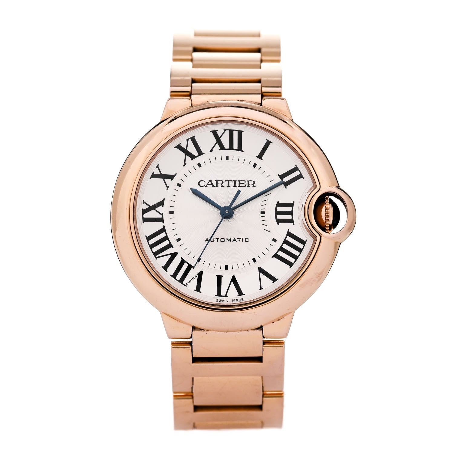 Cartier 18K Pink Gold 36mm Ballon Bleu De Cartier Automatic Watch 1 of 4