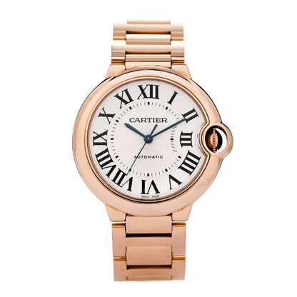 Cartier 18K Pink Gold 36mm Ballon Bleu De Cartier Automatic Watch 1 of 4