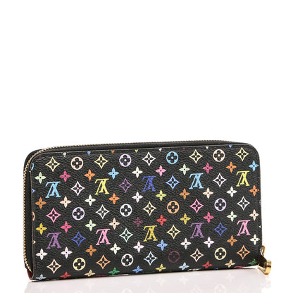 Louis Vuitton Monogram Multicolor Zippy Wallet Black Grenade 3 of 6