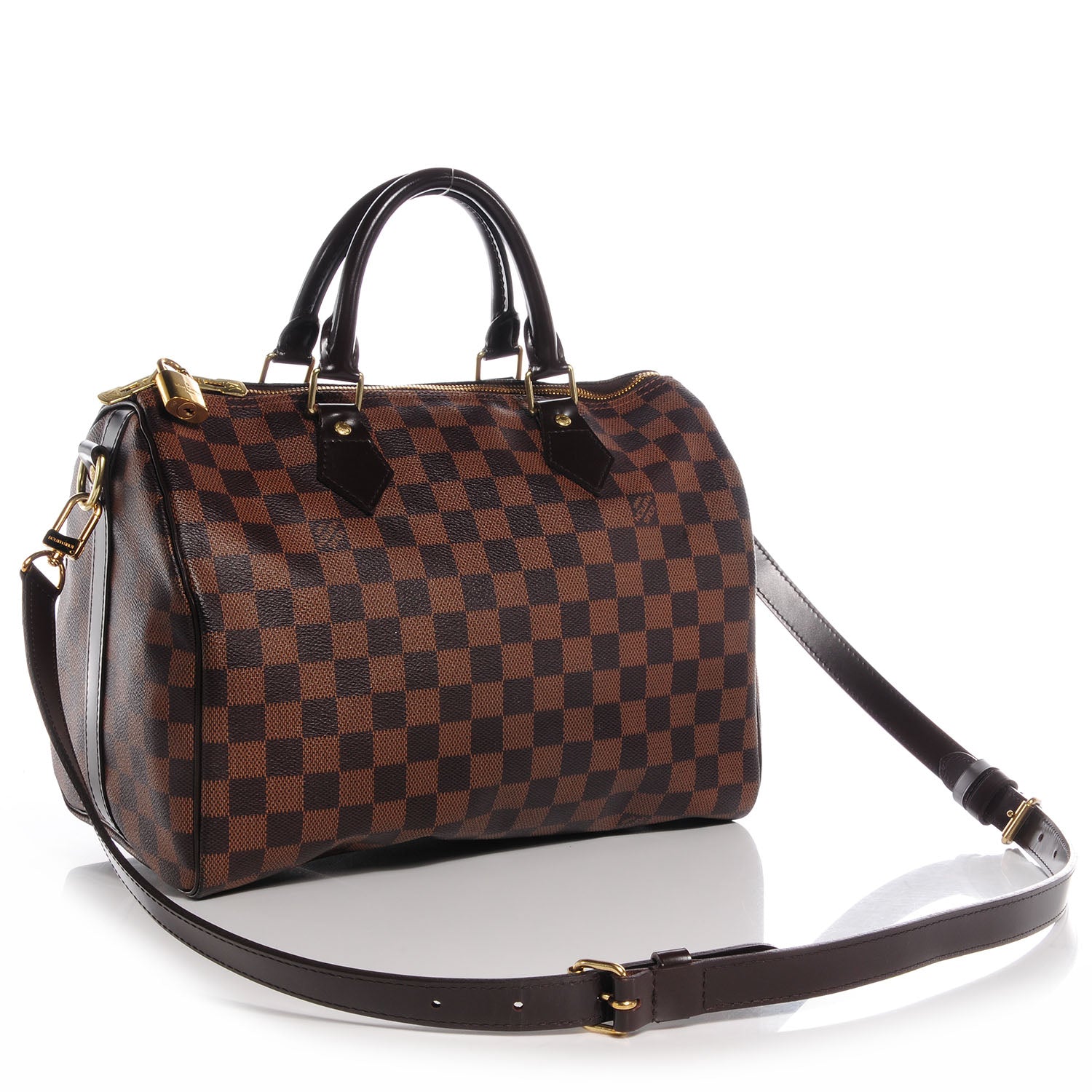 Louis Vuitton Damier Ebene Speedy Bandouliere 30 3 of 8