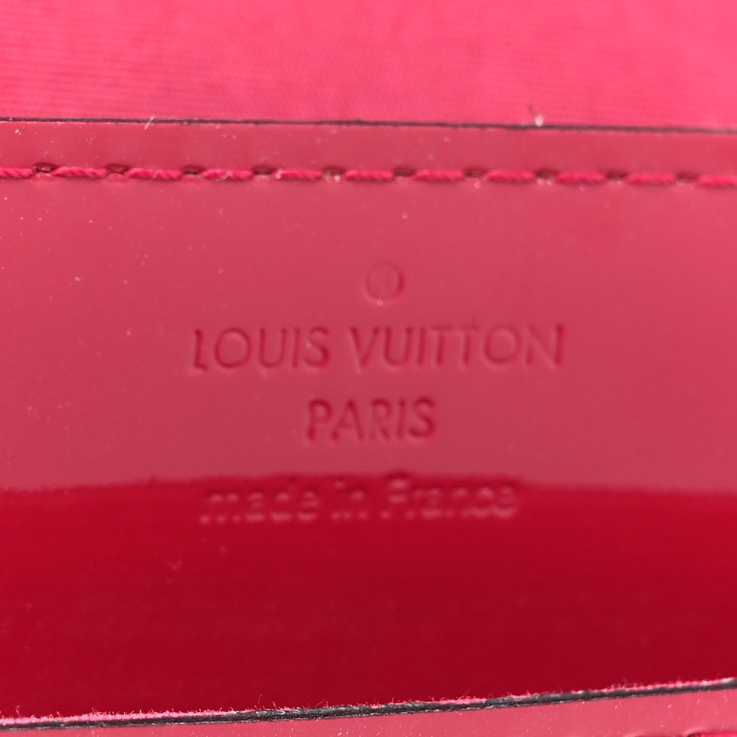 Patent Louise Clutch Rose Indien