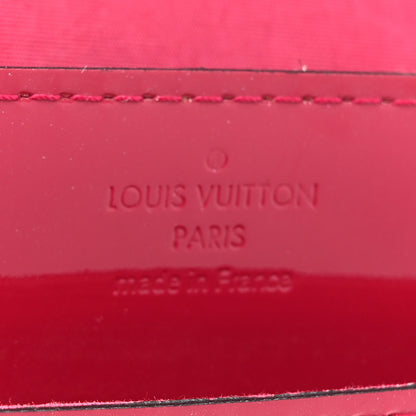 Louis Vuitton Patent Louise Clutch Rose Indien 5 of 12