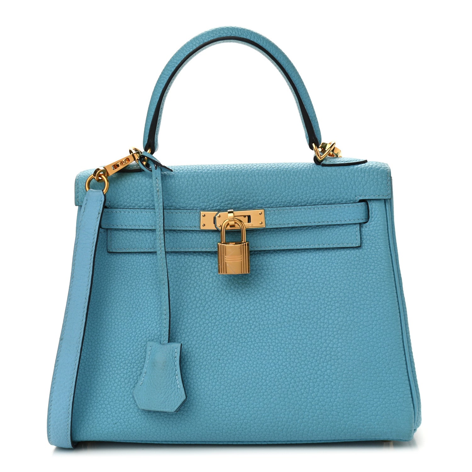 Hermes Togo Kelly Retourne 25 Bleu Du Nord 1 of 10