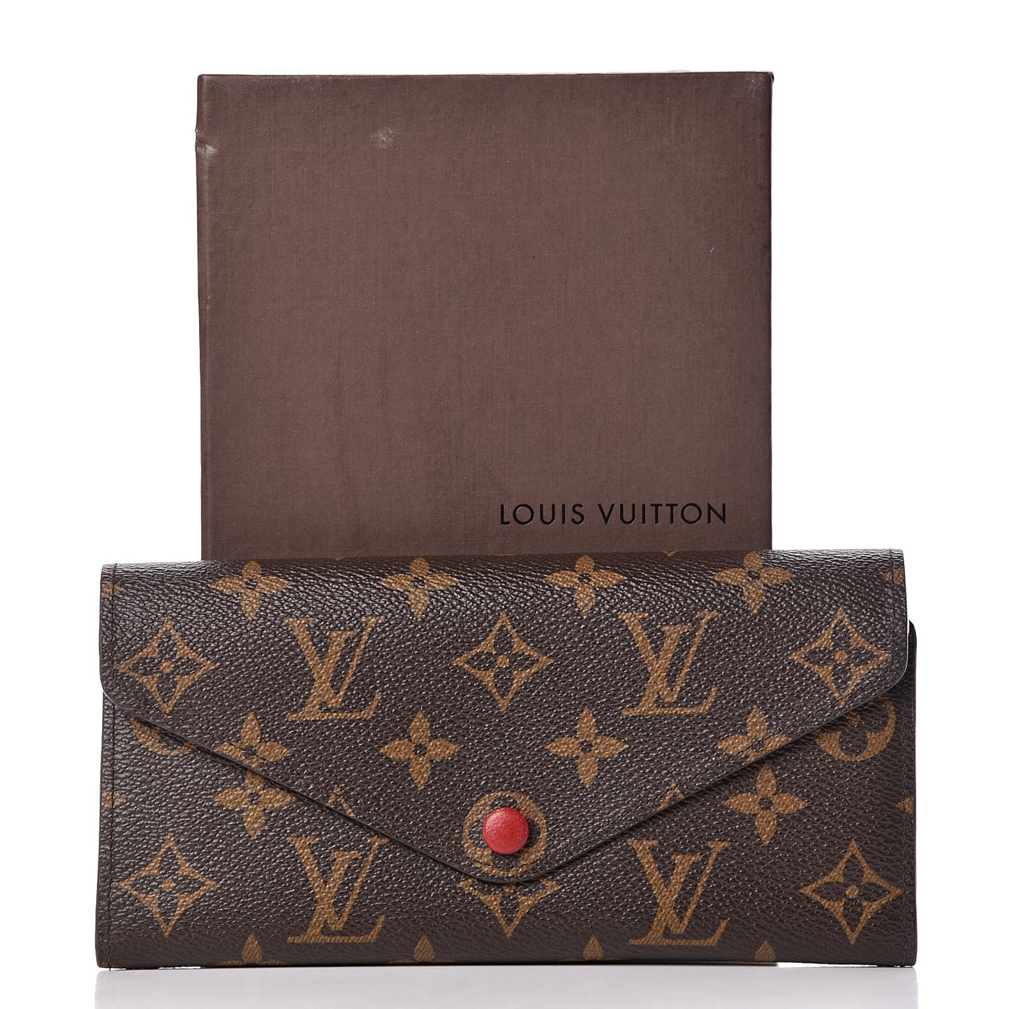 Monogram Josephine Wallet Red
