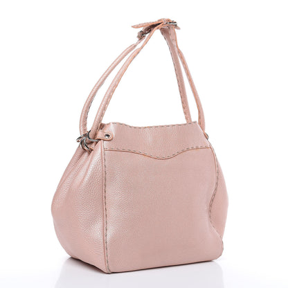 Fendi Cuoio Romano Selleria Small Bucket Bag Cipria 3 of 17