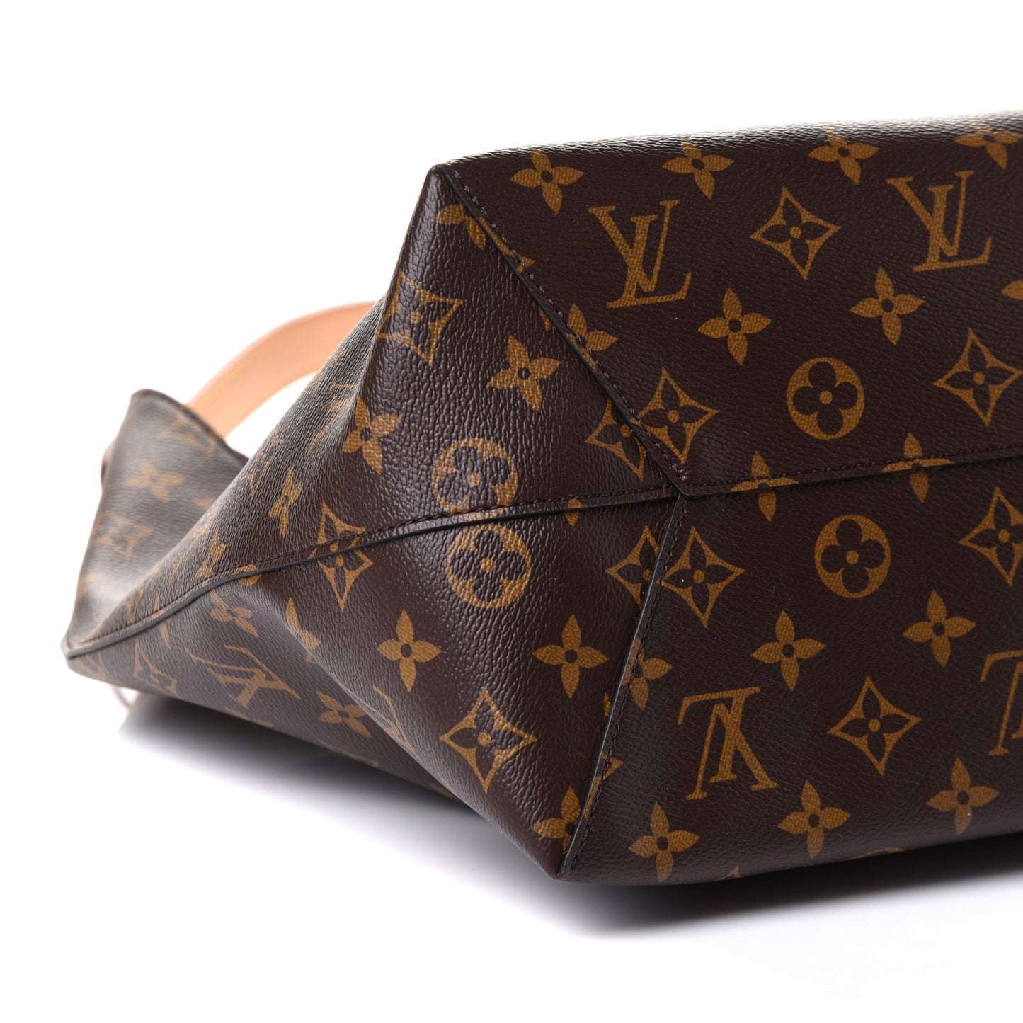 Monogram Flower Hobo Beige