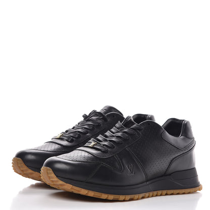 Louis Vuitton X SUPREME Calfskin Run Away Sneakers 7 Black 3 of 9